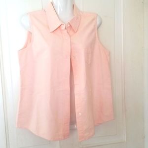 Classic Blues Size L sleeveless blouse Excellent condition